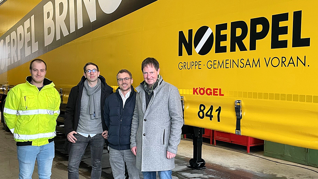 Perfekte Partner für den Sammel- und Stückgutverkehr: Noerpel-Gruppe beschafft weitere 60 Trailer von Kögel